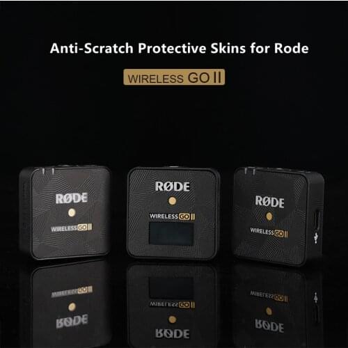 For Rode Wireless Go II Microphone Anti-scratch Cover Skin Decal Protector Coat Wrap Cover Sticker Film Make from 3M Vinyl