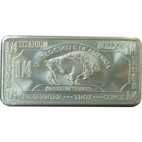 1/4oz titanium buffalo bar C53