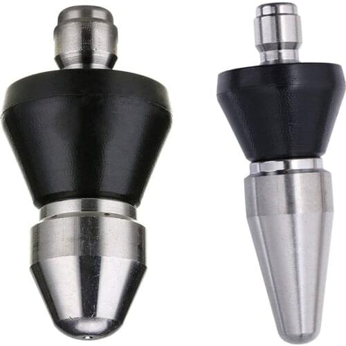 TOP 2Pcs Pressure Washer Sewer Jet Nozzle, Quick Connect Pipe Cleaning Water Nozzle, 1/4 Inch 5000 Psi Orifice