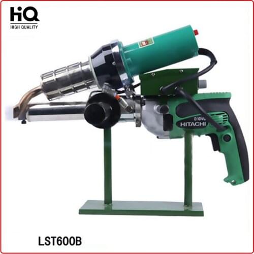 220V Hot Melt Plastic Welding Machine LST600B (with anti-hood) Welding Extrusion Hot Air Gun Handwheel Extruder for Tank, Tube