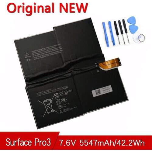 Pro 3 New Original Battery For Microsft Surface Pro 3 1631 G3HTA005H G3HTA009H MS011301-PLP22T02 1577-9700