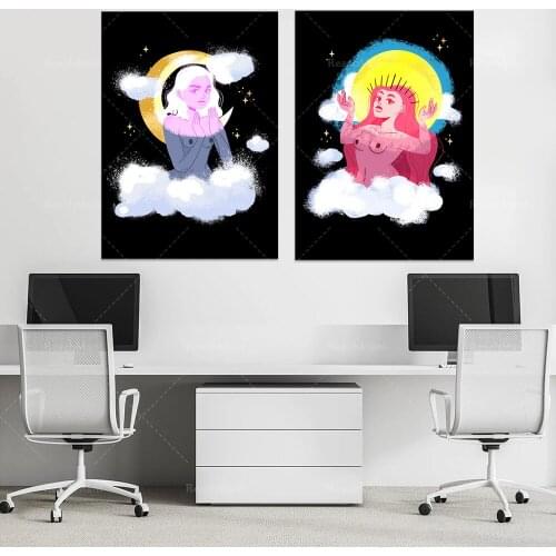 Ethereal Art Prints-Gothic Home Decor-Witchcraft Prints-Witch Kitchen Poster Decoration Poster