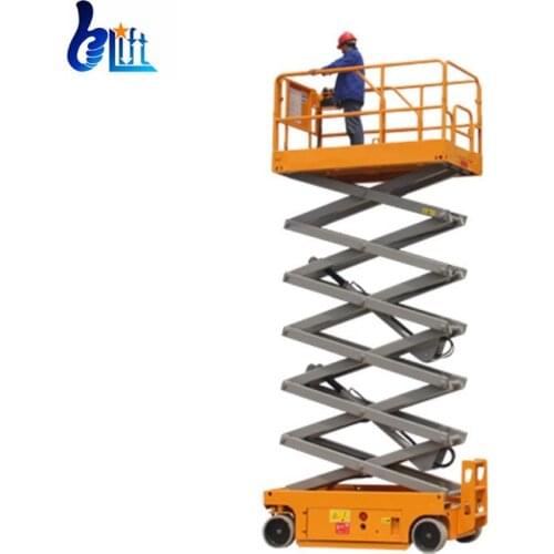 Hot Sale 6M To 14M Electric Automatic Construction Lift Hoist Hydraulic Self Propelled Scissor Lift