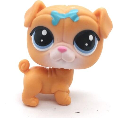 LPS rare cute pet shop old animal toy standing original kitten puppy reindeer collection figures toys for children free shipping