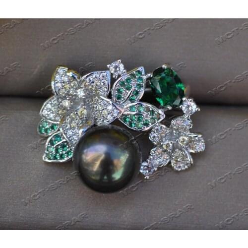 MCT·STAR Black Brooches For Clothes