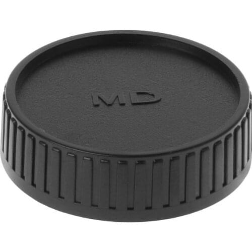 Rear Lens Body Cap Camera Cover Set Dust Screw Mount Protection Plastic Black Replacement for Minolta MD X700 DF-1