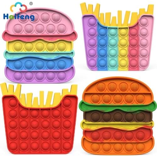 NEW Popete Figet Toys Popite Free Shipping Sensory Toy Hamburger Fidget Toy To Anti stress Toys For Adults 18 Children Dropping