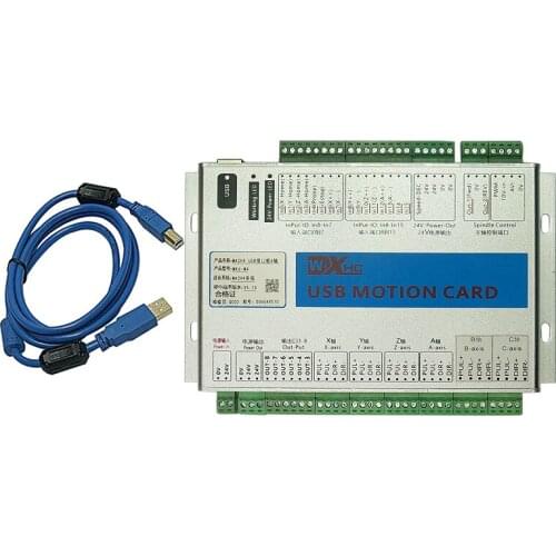Mach4 CNC Motion Control Card USB Port 2000Khz Pluse 16input 8output IO Breakout Board for CNC Engraving Machine MK3 MK4 MK6