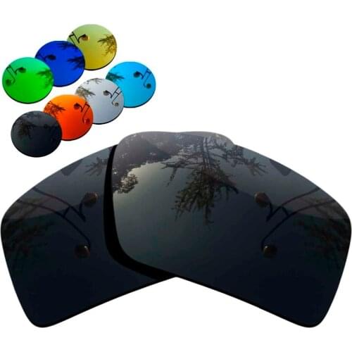 100% Precisely Cut Polarized Replacement Lenses for Eyepatch 2 Sunglasses Solid Black Color- Choices