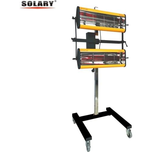 Solary Infrared Paint Curing Lamp Heating Light 110V Short Wave Infrared Heater Car Body Paint Car Bodywork Repair Paint 2KW