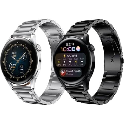 Titanium Strap For Huawei Watch 3 46mm band for Watch3 GT2 Pro GT2 46mm & Magic Watch bands Metal Stainless steel clasp Bracelet