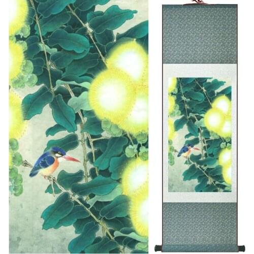 Top quality Birds and flowers painting Chinese wash painting home decoration No.32307