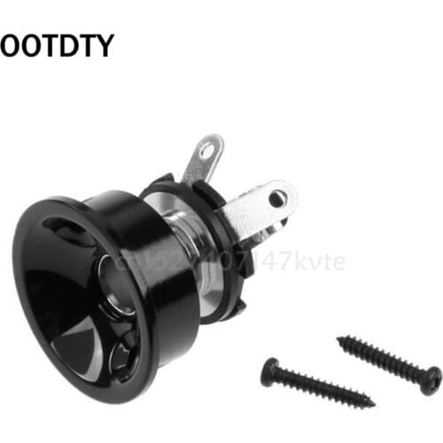 1 Set Electrosocket Jack Plate and Socket Assembly for Telecaster Gear Electric Guitar