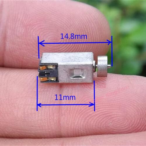 10pcs Tiny Vibrator Motor DC 1.5V 3V 3.7V Micro Mini Square Vibration Motor for Mobile cell phone Toy Massager