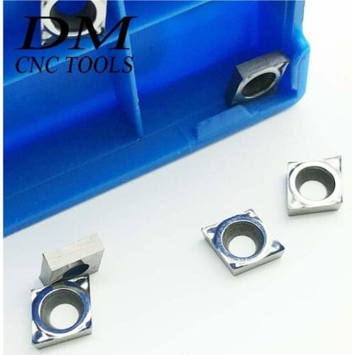10PCS CCGT060204-AK H01 CCGT21.51-AK H01 Aluminum alloy dedicated to coppe processing blades CNC machine tool Turning blade