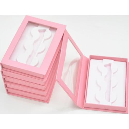 10pcs/pack Wholesale 3pairs of 3d mink lash boxes packaging eyelash box private custom logo faux cils fake strip empty case bulk