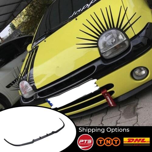 For Renault Twingo CUPRA R FRONT SPOILER BUMPER LIP Euro Spoiler Lip Universal 3 pcs Body Kit