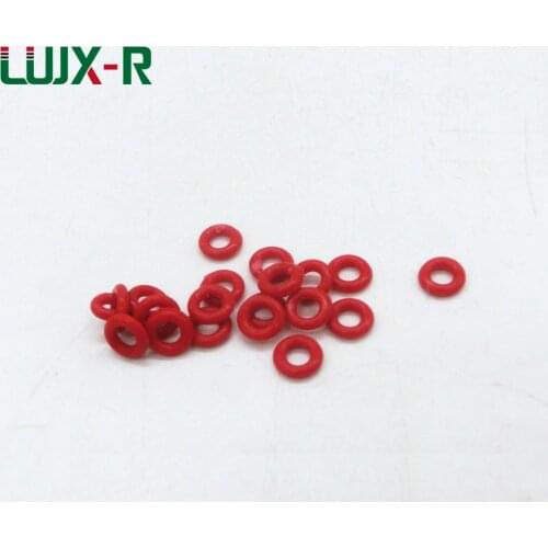 LUJX-R 20pcs O Ring Seal Thick 1.5mm Red Silicone Sealing Ring 4.5 5 6.5 8 9 9.5 10 11 12 14 15 16 18 19 20 22mm Silicon Gasket