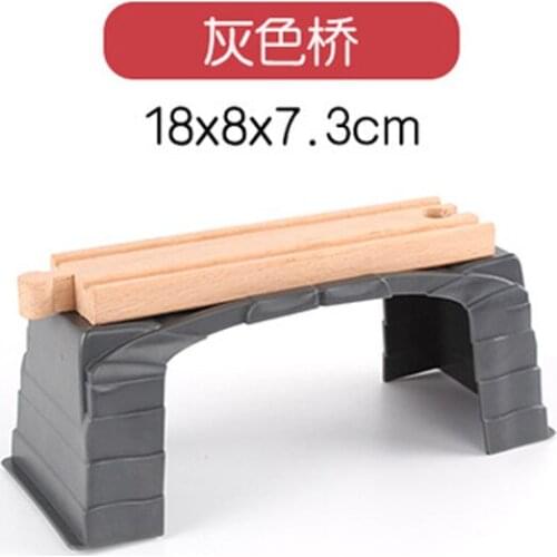 Free shipping Plastic Simulation scene tunnel grotto compatible fit Wooden Educational Train Boy Children Christmas Gift Toy