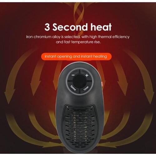 Remote Control Timing Colorful Lamp Heater Portable Wall Mounted Air Warmer Wall Mounted Air Warmer Adjustable Thermostat
