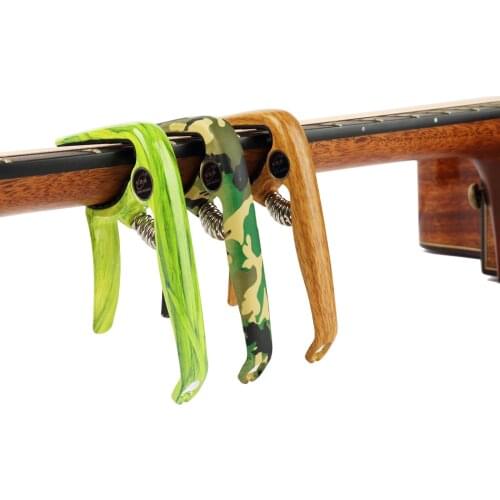 ENO Colors Painting Creative Zinc Alloy Guitar Capo Clamp Key Change For Acoustic Guitar Electric Guitar Ukulele