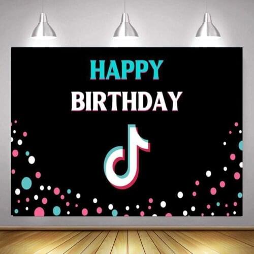Wonderful Musical Symbol Background Picture Studio Beat Audio Frequency Birthday Party Photography Backdrop Photo Booth