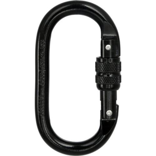 Carabiner Smooth Functional Design Palm-sized Sturdy for Outdoor Climbing Rappelling