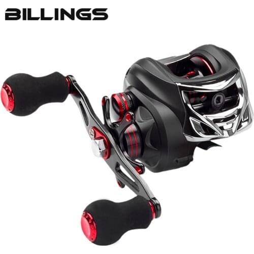 BILLINGS TRNADO 18BB Saltwater High Ratio 7.0:1 Cheap Baitcasting Reel Left Right Hand Magnetic Brake Lure BaitCast Fishing Reel