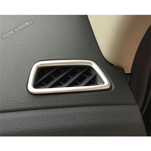 Lapetus Dashboard Front Air Conditioning AC Vent Outlet Frame Cover Trim / ABS Fit For Honda CRV CR-V 2013 2014 2015 2016