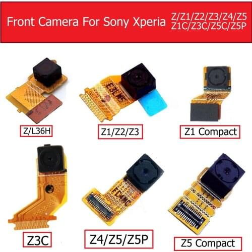 Small Front Facing Camera Module For Sony Xperia Z L36H/Z1 L39h/Z2/Z3/Z4/Z5/Z1 mini/Z3C/Z5C/Z5 Premium Small Camera Flex Cable