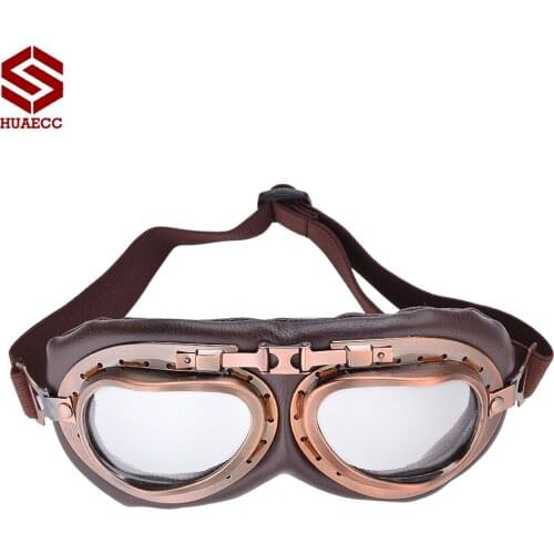 Motorbike Motor Flying Vintage Motorcycle Scooter Goggles Biker Pilot Helmet Goggles ATV Cruiser Eyewear Glasses