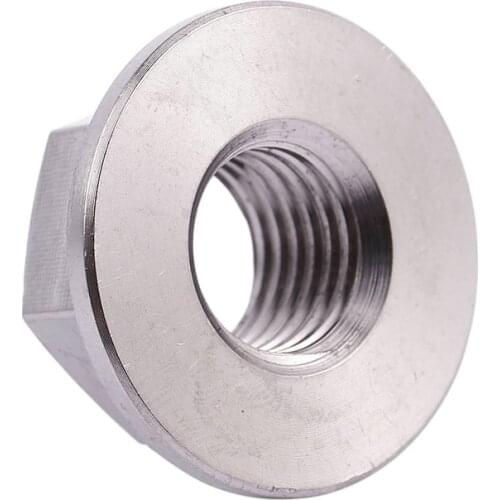 New M10 x 1.25 mm TC4 titanium Ti flanged nut for screws SCREW-fastener