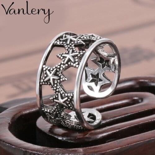 New Arrivals Charming Star Ring for Women Boho Knuckle Party Rings Gothic Punk Jewelry Gifts for Girls