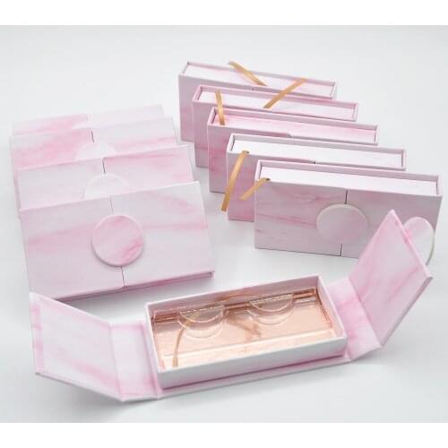 Wholesale False Eyelashes Package Eyelash Packaging Book Box Custom Logo Lash Boxe Packaging Mink Lashes Makeup Case Bulk Vendor