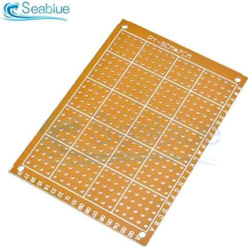 10Pcs 5X7CM Prototype Paper Copper PCB Universal Experiment Matrix Circuit Board 5x7cm Multi-function Experiment Diy Kit