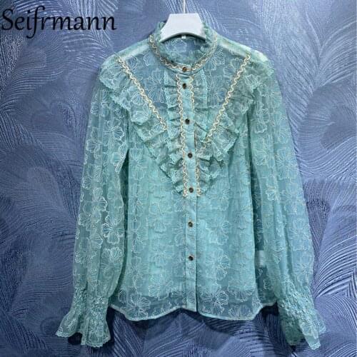 Seifrmann Blouses With Embroidery
