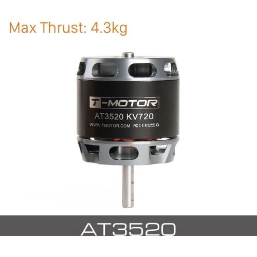 T-MOTOR AT3520 Long Shaft KV550 KV720 KV850 brushless motor for long range drones fixed wing uav