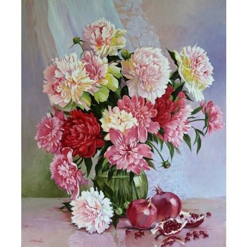 Frameless painting by numbers wall decor diy picture oil painting on canvas for home decor 4050 daisy