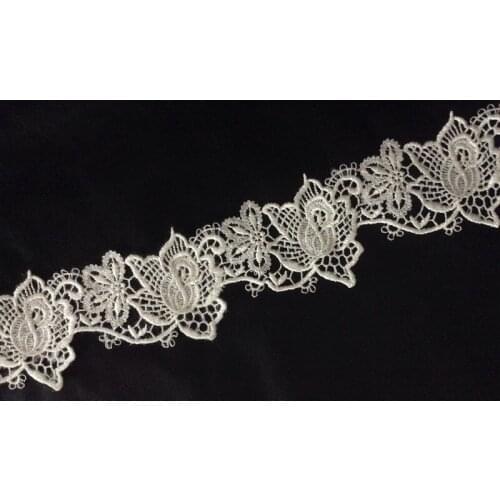 5.5cm top quality polyester embroidery shining lace trim,XERY-RS160810B