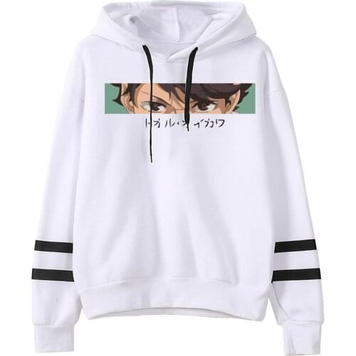 Japanese Anime Graphic Hoodies Men Kawaii Haikyuu Sweatshirt Unisex Male