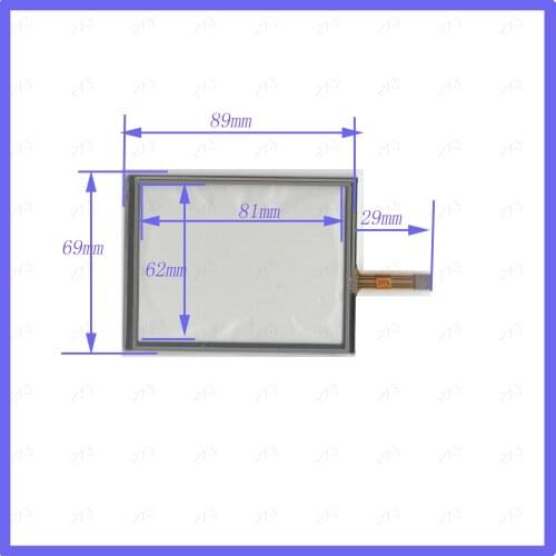 ZhiYuSun 89*69MM 4lines change 5 lines Resistive TouchScreen Panel Digitizer this is compatible