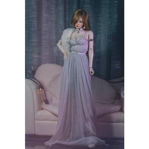 1/6 1/4 1/3 scale BJD clothes Nightdress suit Shiny Princess dress for BJD/SD YOSD MSD SD13 big girl doll accessories C0651