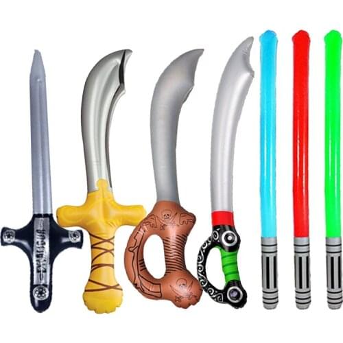 New Upgrade 1pc Inflatable Swords Toys For Children Kids Outdoor Fun Pool Swim Water Play Toys Pirate Cutlass Swimming Toys