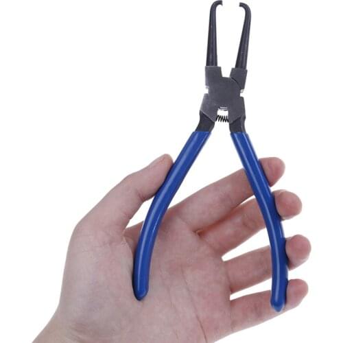 1pc iron+rubber Joint Clamping Pliers Fuel Filters Hose Removal Caliper Auto Tools Fits For Car Pipe Vehicle Buckle Repair Tool