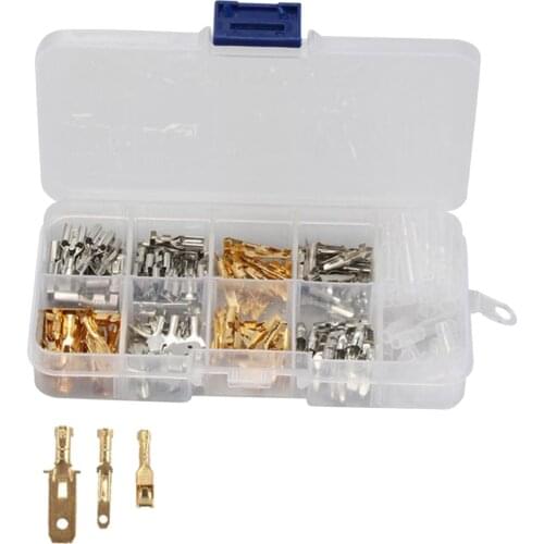 150Pieces Plastic Electrical Wire Connectors Crimp Terminal Connector Assortment Kit