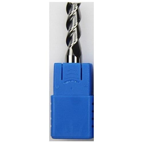 5pcs 8x8x60mm three flutes solid carbide spiral cutting bits specially for cutting aluminum, HRC55, high quality