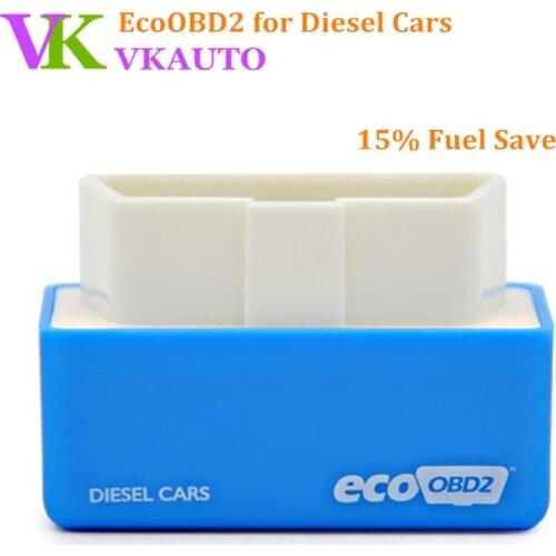 50pcs EcoOBD2 Diesel Cars Economy Chip Tuning Box Plug and Drive OBD 2 Interface 15% Fuel Save