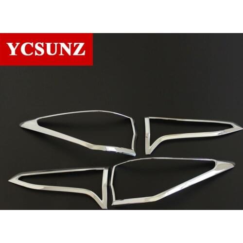 Car Accessories Tail Lights Cover Trim For Toyota Fortuner Hilux SW4 2016-2019