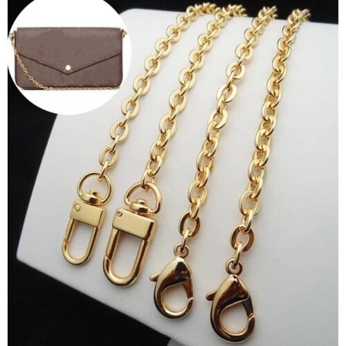 O Shape Bag Chain - 6mm Metal Replacement Purse Chain Shoulder Crossbody Bag Strap for Cluth Small Handbag Handle DIY Fashion