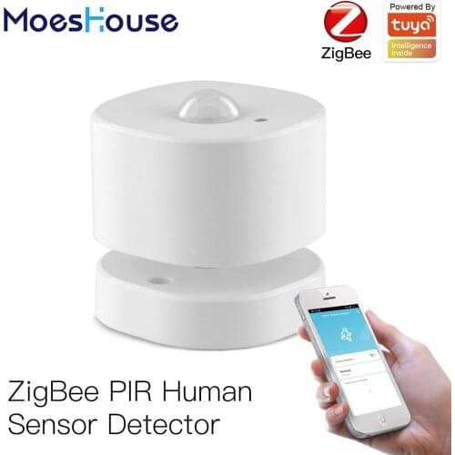 ZigBee PIR Motion Sensor Human Sensor Detector Smart Life Tuya App Control Intelligent Linkage Smart Home Alarm System